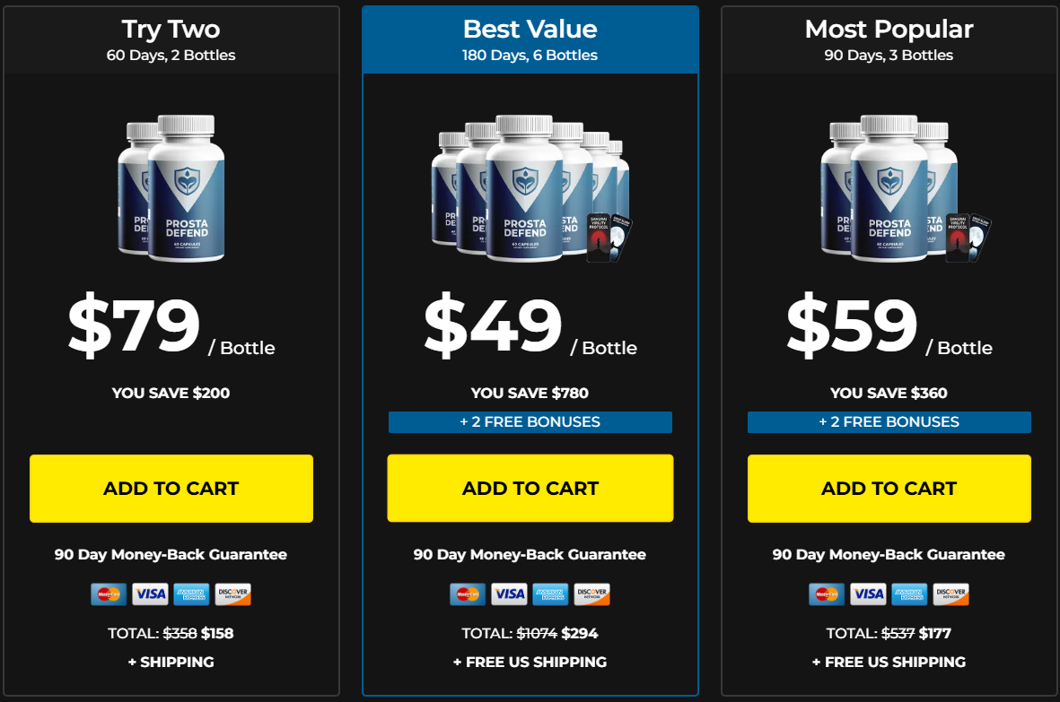 Prosta Defend secure checkout and special bundle pricing